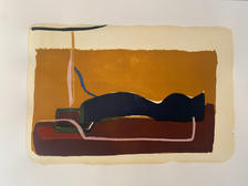 1/1 'under the sun', lithography print, mix media, 2021