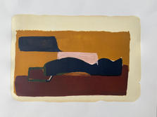 1/1 'under the sun', lithography print, mix media, 2021