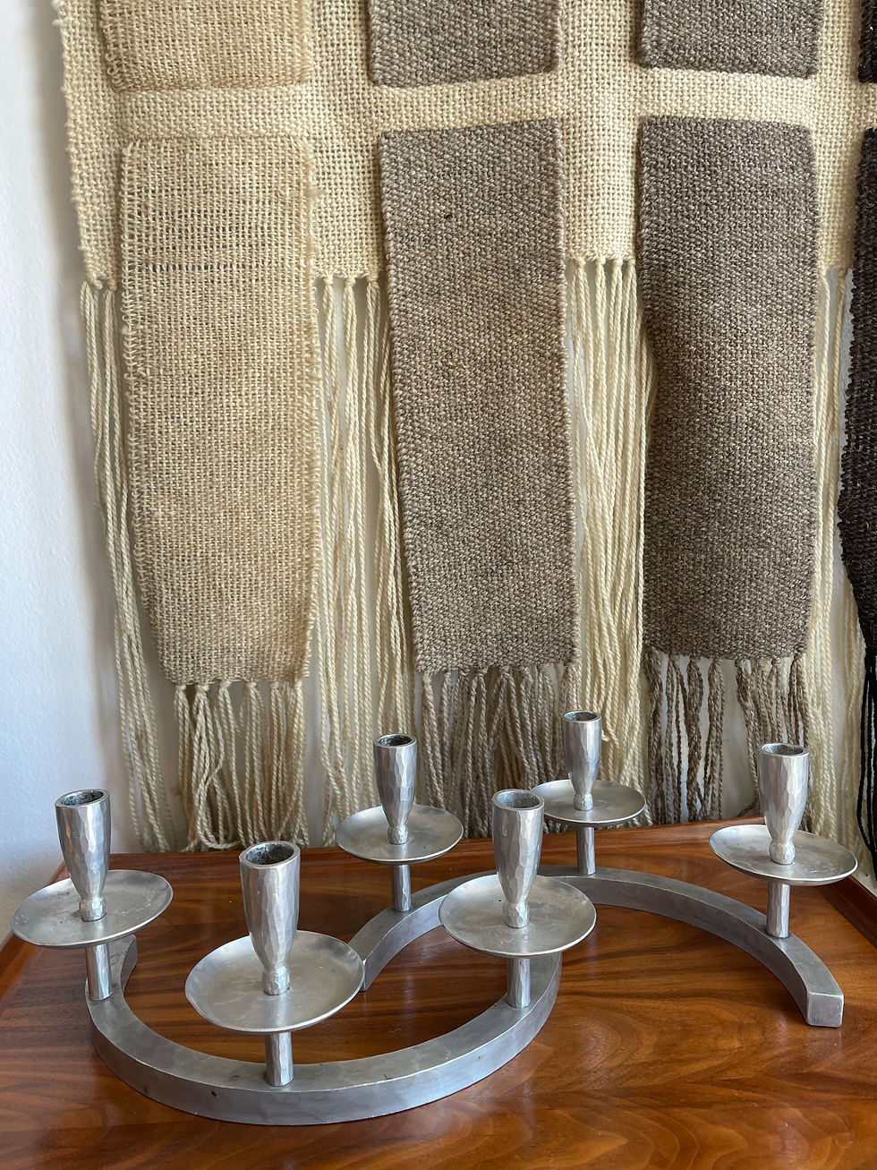 Thumbnail: Vintage Metal Circular Candleholder