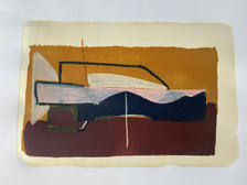 1/1 'under the sun', lithography print, mix media, 2021