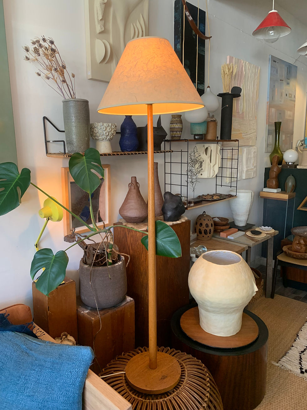 Mid Century Danish Triangle Floor Lamp