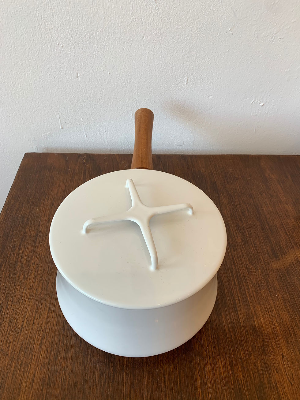 Thumbnail: White Dansk Kitchen Pot w/ lid