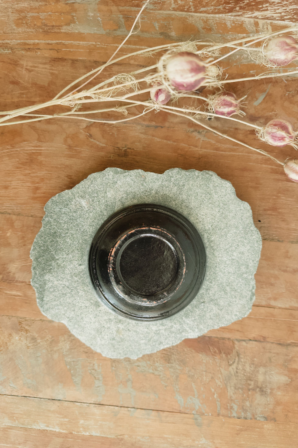 Thumbnail: Vintage Stone Ikebana