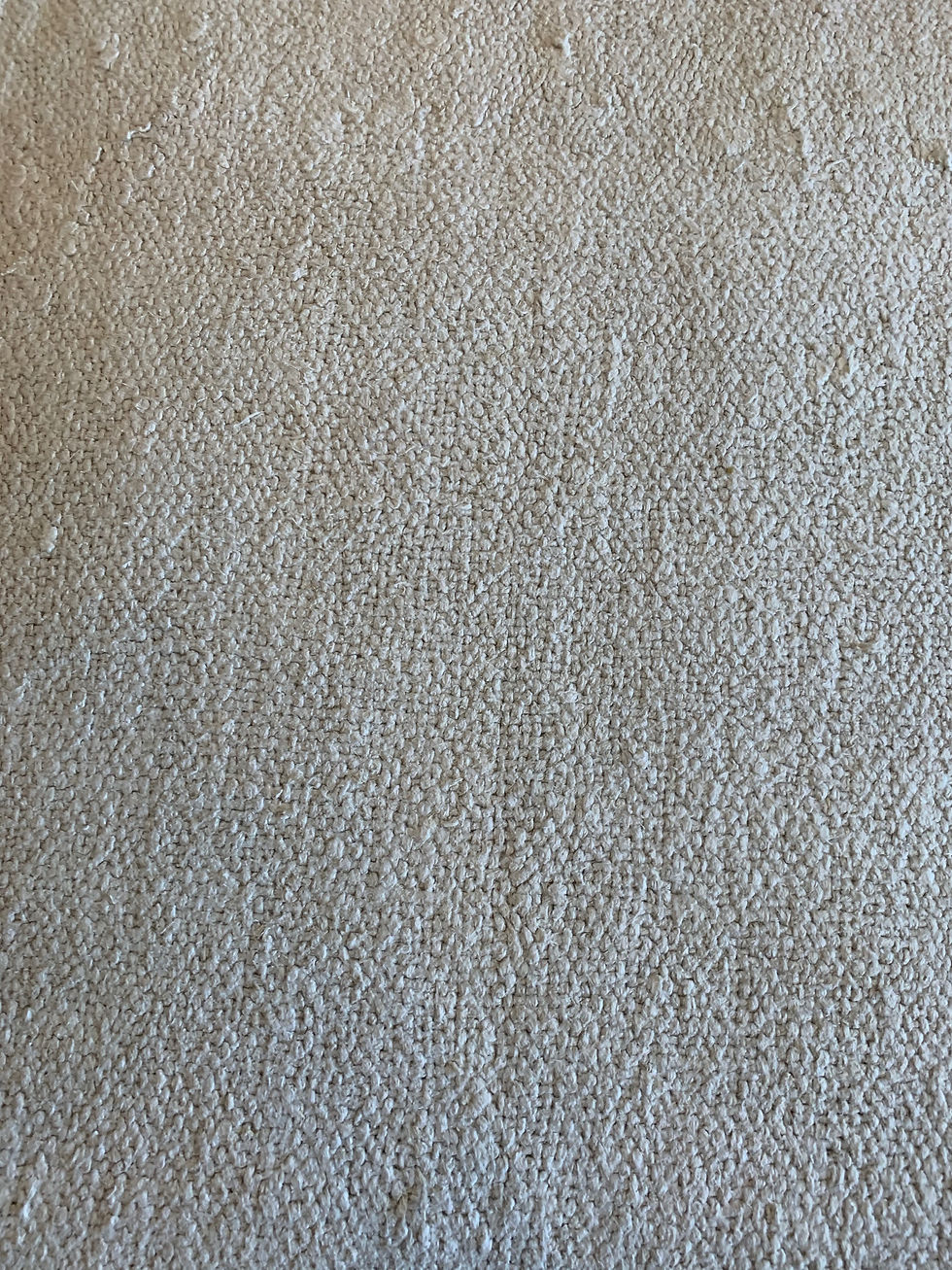 Thumbnail: Large White Square Hemp Floor Pillow