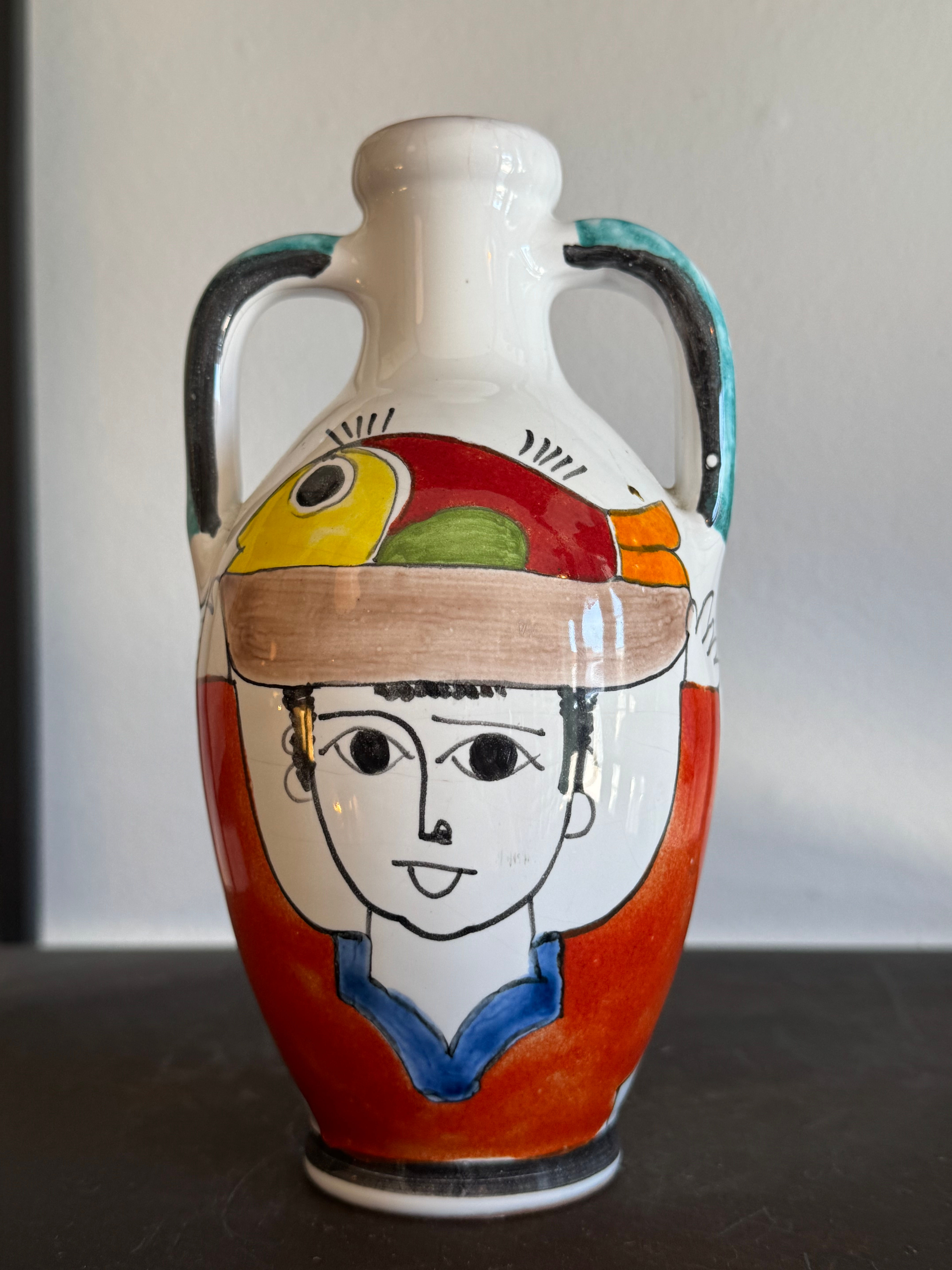 'Man with Fish' Desimone Jug