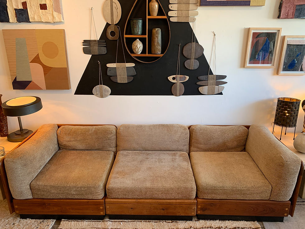 Thumbnail: 1970's sectional sofa