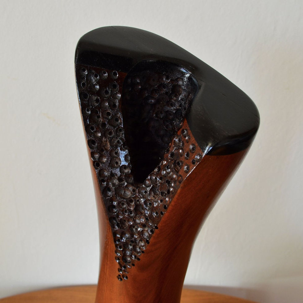 Thumbnail: Hand Carved Sculptural Bud Vase