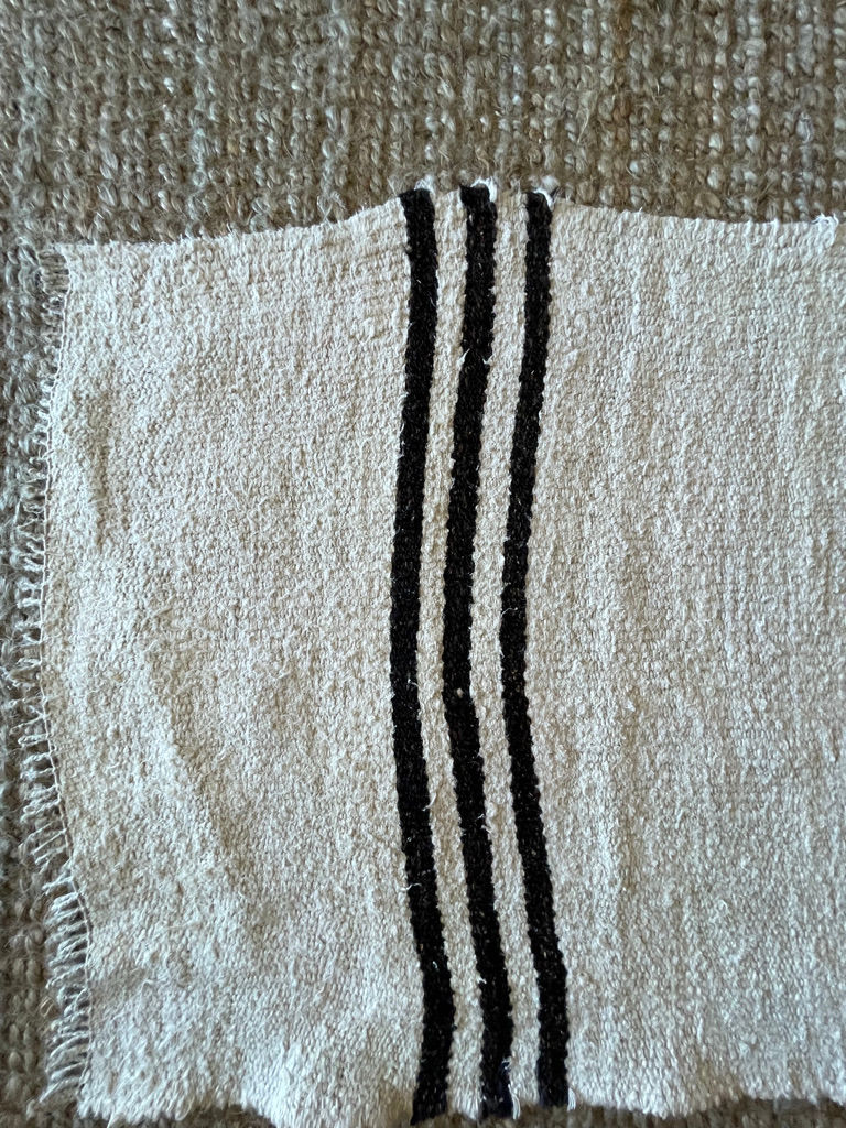 Thumbnail: 7ft Turkish Hemp Stripe Runner