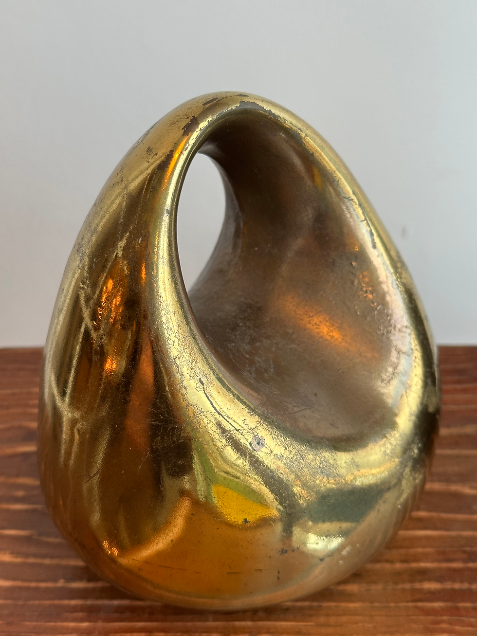 Thumbnail: Pair of Ben Seibel Modern Brass ORB Bookends