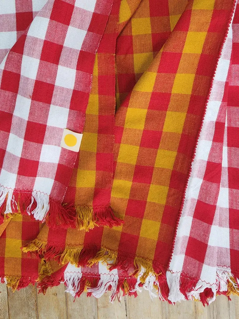 Thumbnail: Ketchup & Mustard Gingham Tablecloth