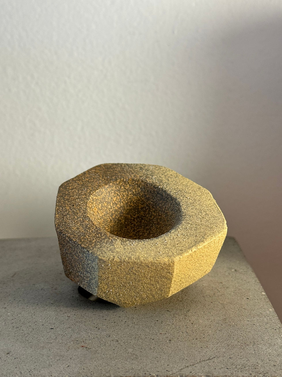 Thumbnail: 'Raw Stone' Geode Ceramic Catchall