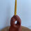 Thumbnail: Red Ceramic Abstract Candle Holder / Object