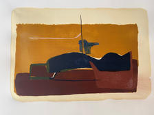 1/1 'under the sun', lithography print, mix media, 2021