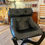 Thumbnail: Vintage Black Leather ' Luna Chair' By Odd Knusten