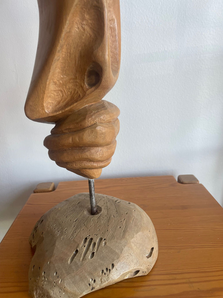 Thumbnail: Vintage Wooden Sculpture