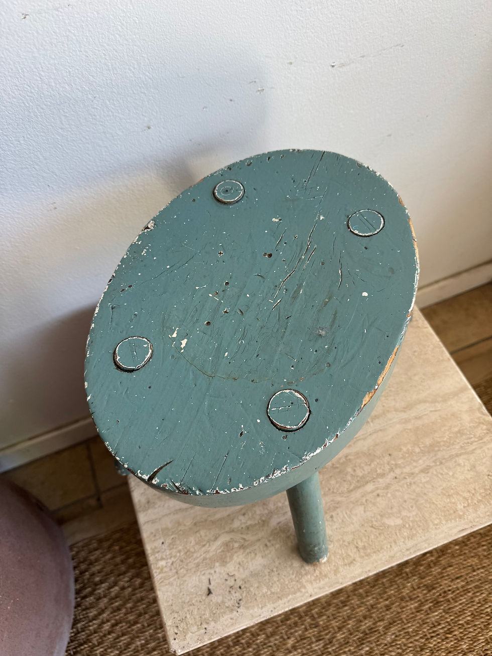Thumbnail: 1940's Blue French Stool