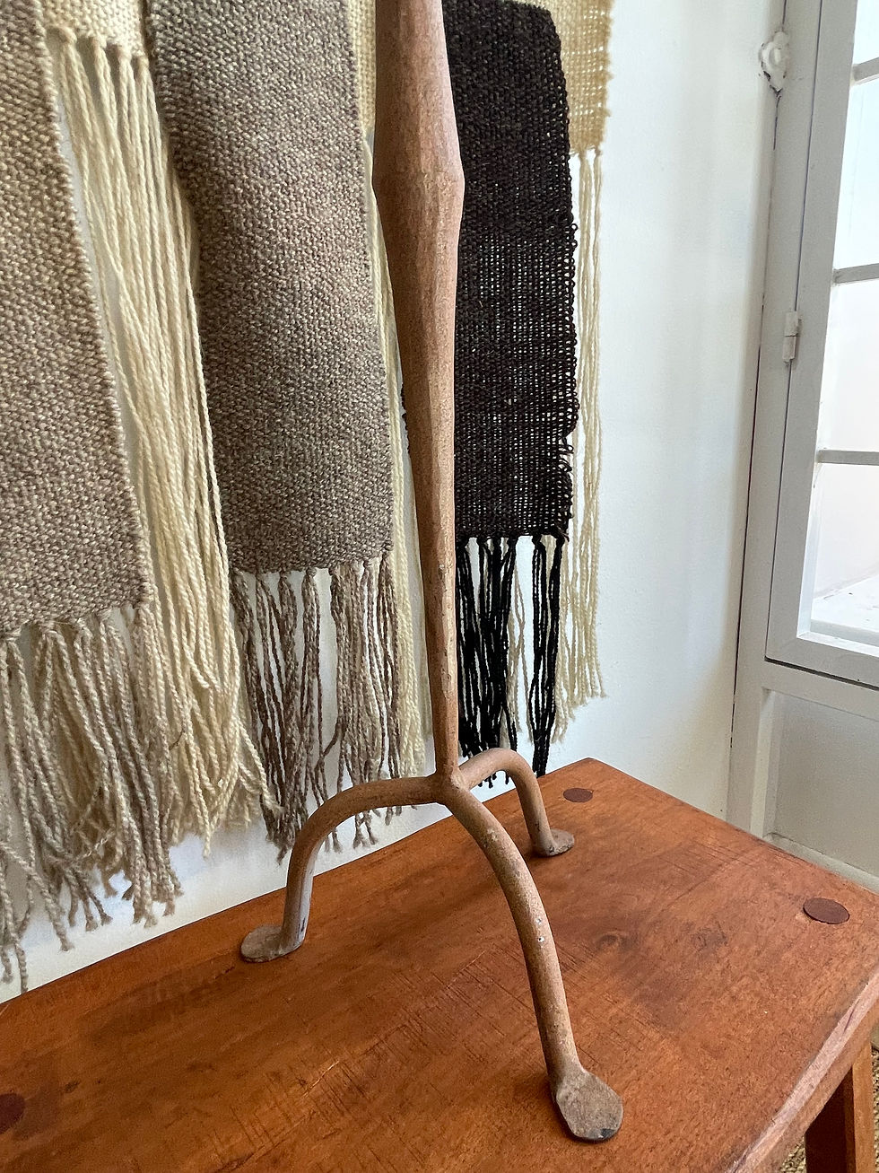 Thumbnail: Vintage Floor  Iron Candle Holder