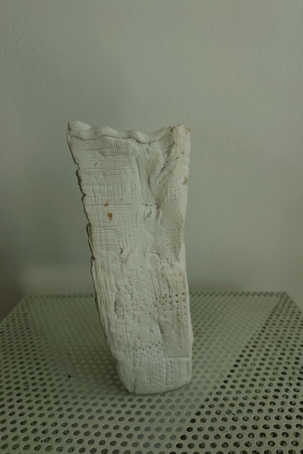 Thumbnail: White Sculptural Vase