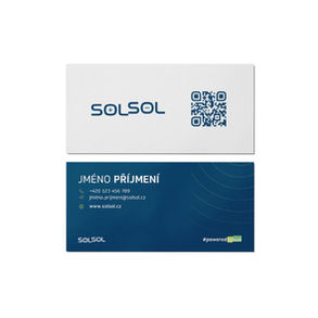 solsol solar energy vizuální identita business card vizitky 