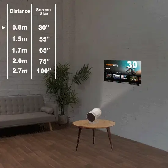 Portable Smart HD Projector | Home Theater & Wi-Fi