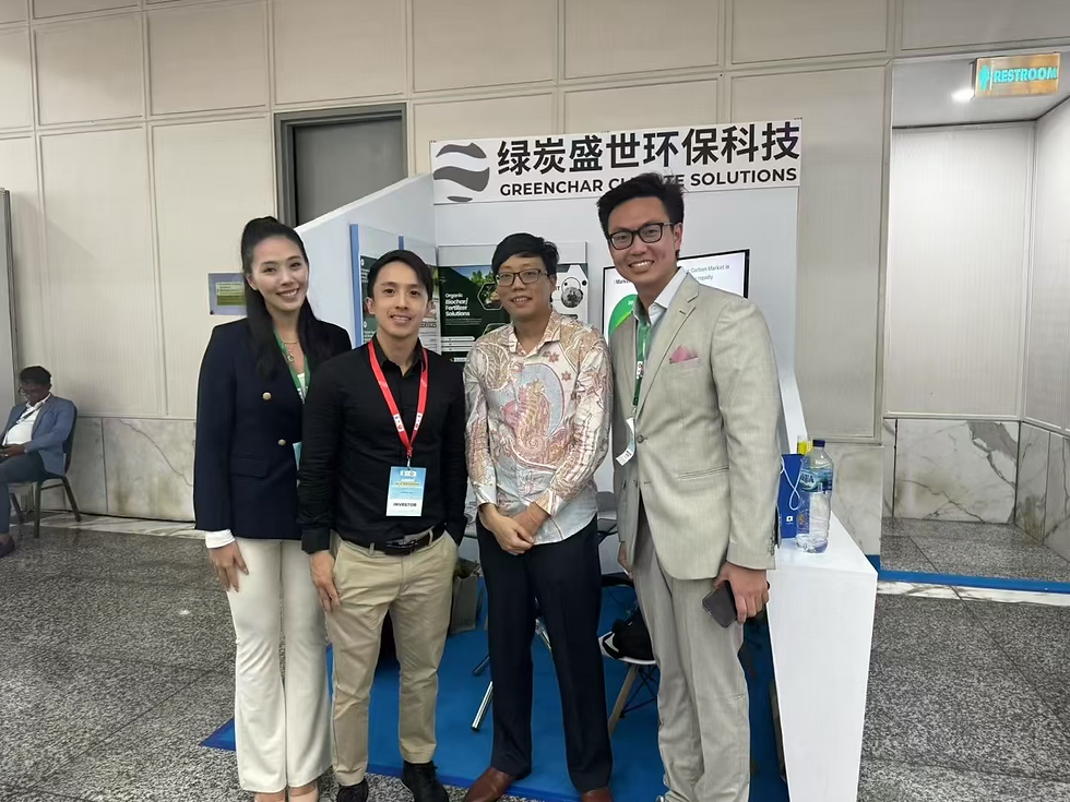 With Mr. Win Sim Tan , Verra’s Asia-Pacific Regional Director - he plays a key role in VCS certification and the global carbon credit market. Also first time meeting Steve from Universal Eco in person , our fellow Indonesian Biochar Production Partner