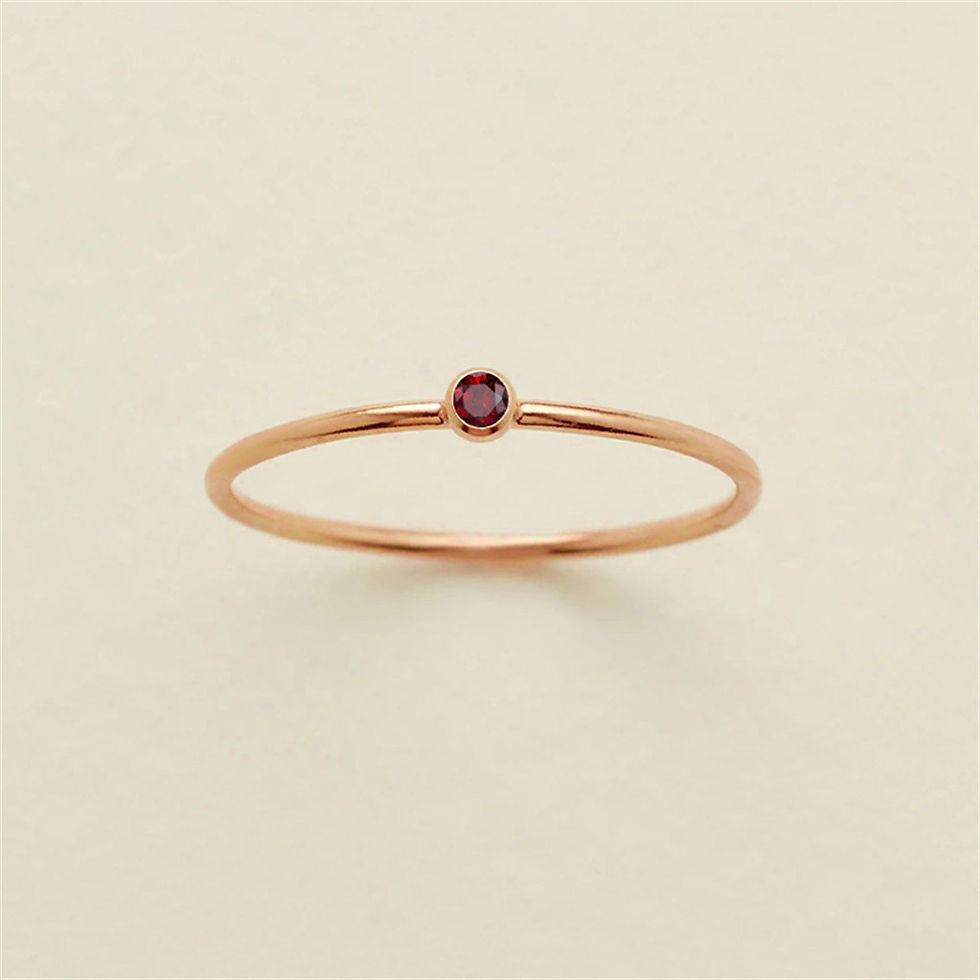 Miniatura: High-end Zircon Ring For Women, Non-fading, Light Luxury Niche Design Ring, Bir