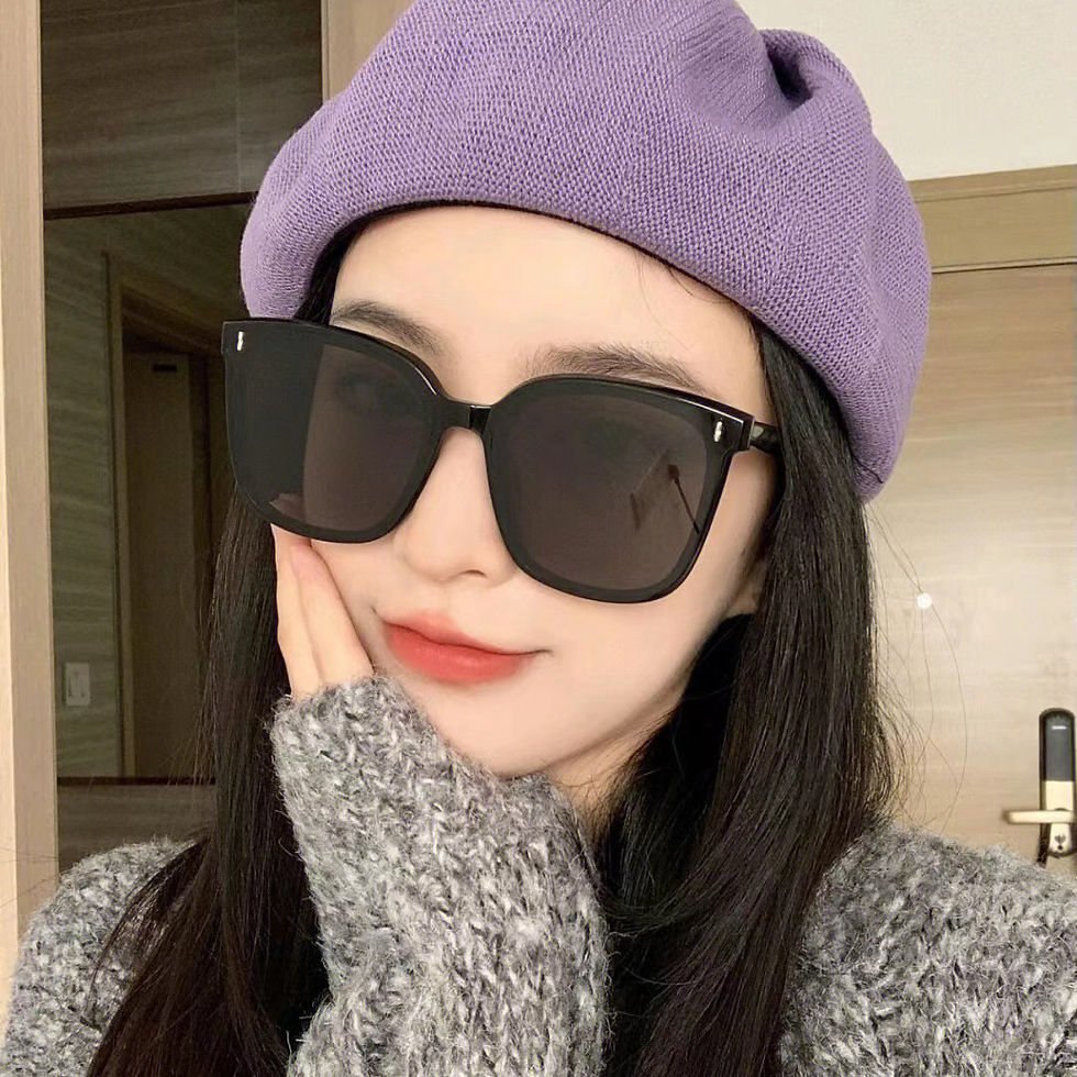 Miniatura: 2023 unisex  Large Frame GM Square Frame Sunglasses
