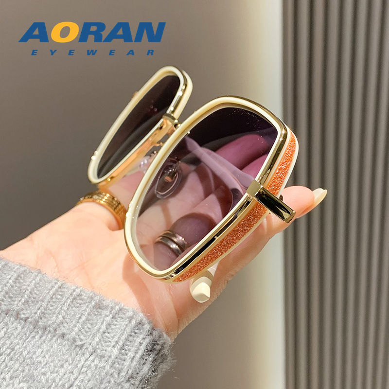 Miniatura: Sunglasses Women's Summer Sunscreen Anti-ultraviolet  New Trendy Big Face 