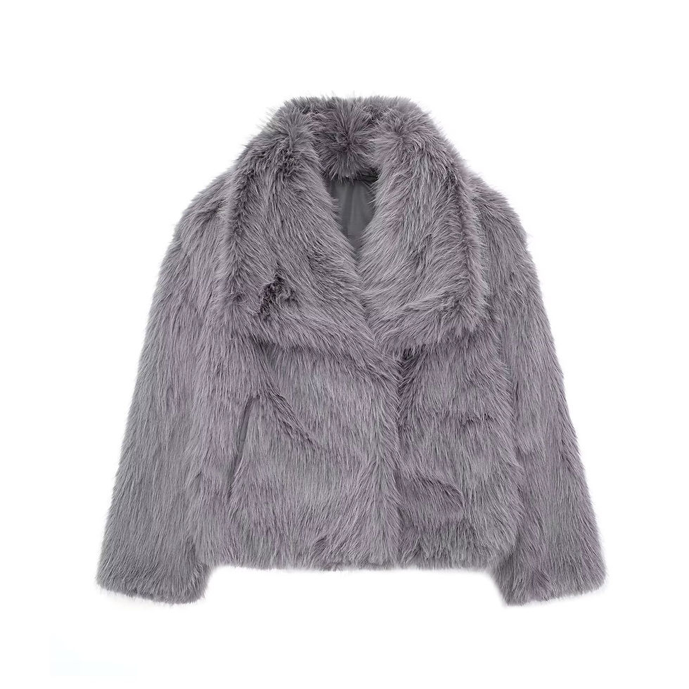 Miniatura: ZA Women's Clothing Wholesale Winter New Fashion Lapel Fur French Style So