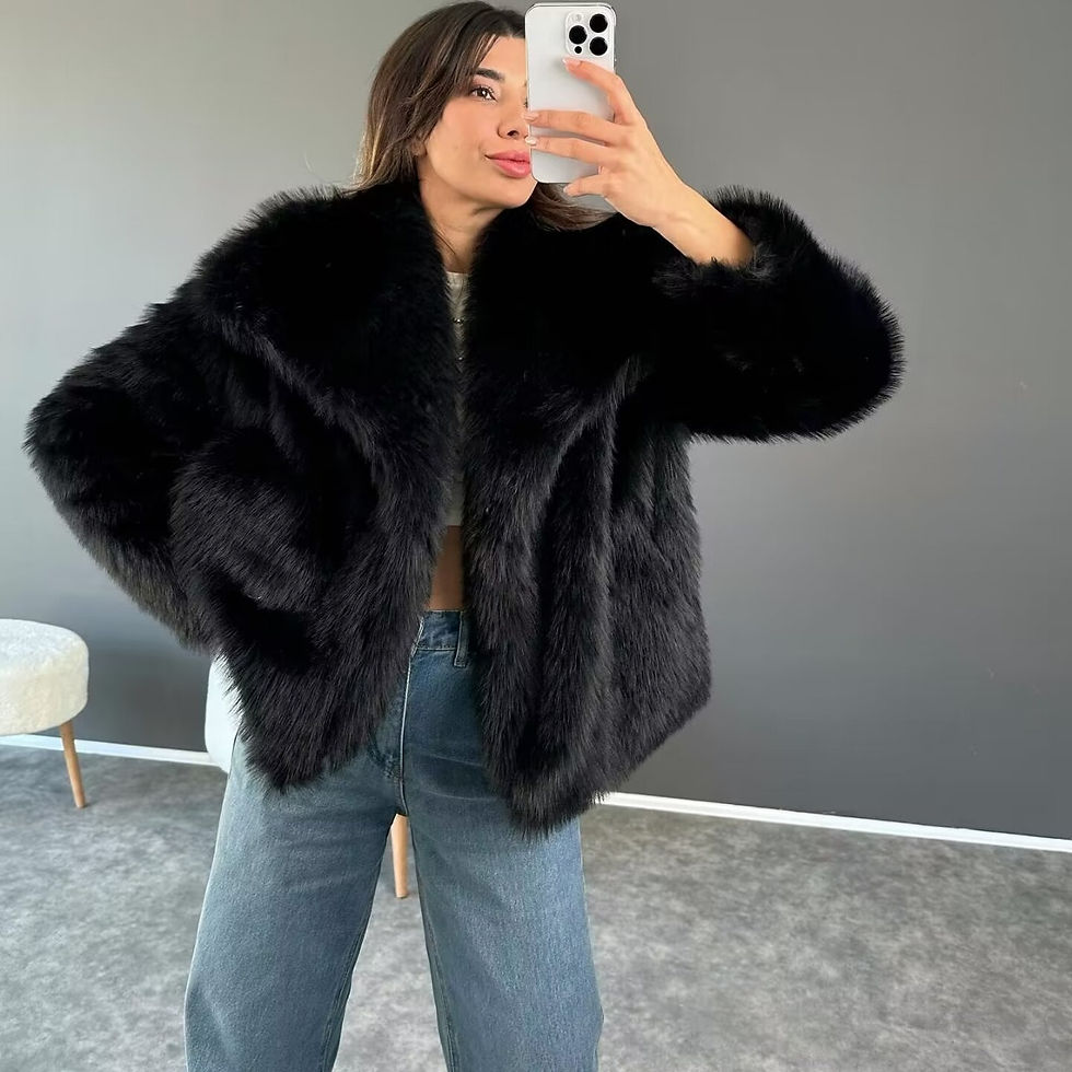 Miniatura: ZA Women's Clothing Wholesale Winter New Fashion Lapel Fur French Style So