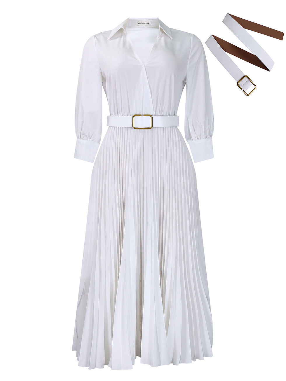 Miniatura: Clothing Solid Color Large Size Cross-border Dress