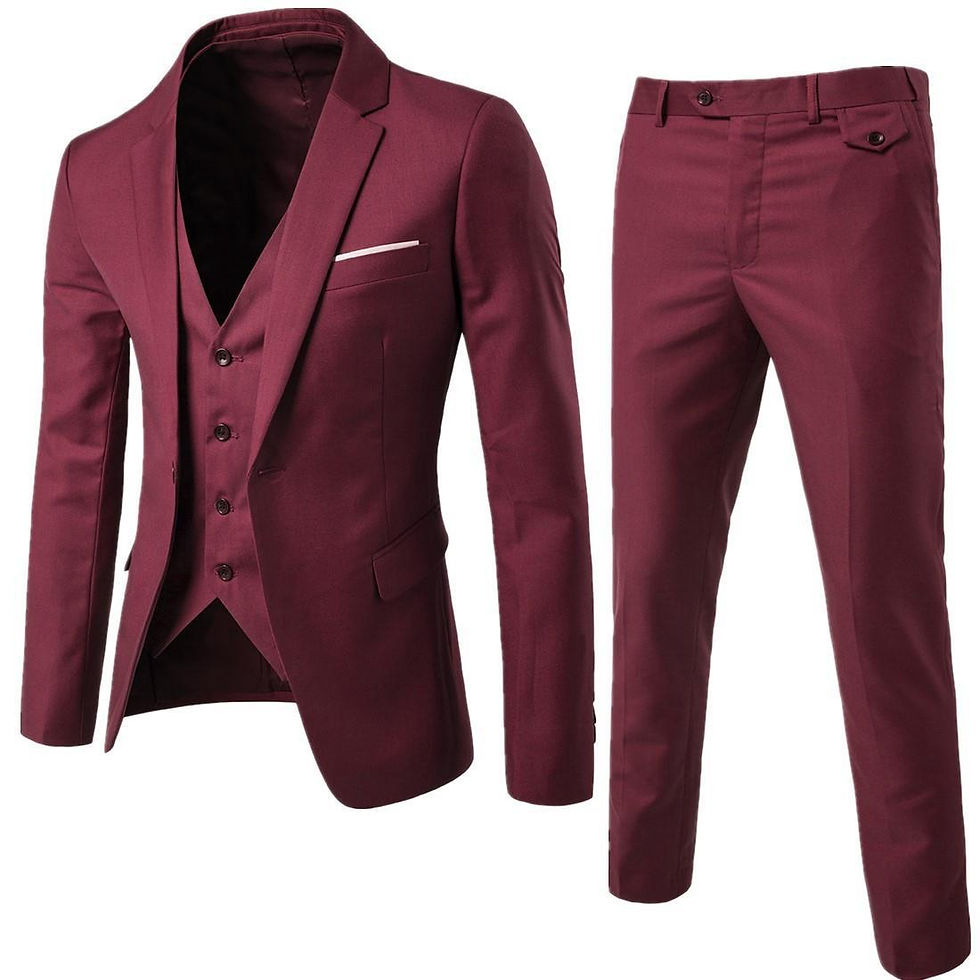 Miniatura: 2023 Foreign Trade Four Seasons Men's Business Casual Suit Three-piece Gro