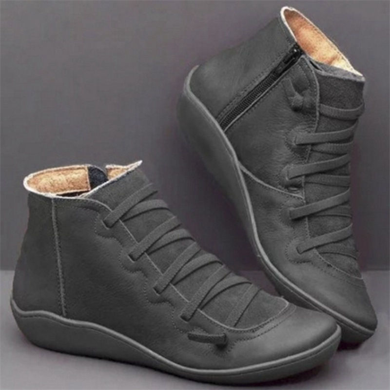 Miniatura: Boots Autumn And Winter New Women's Boots Large Size British Martin Boots 