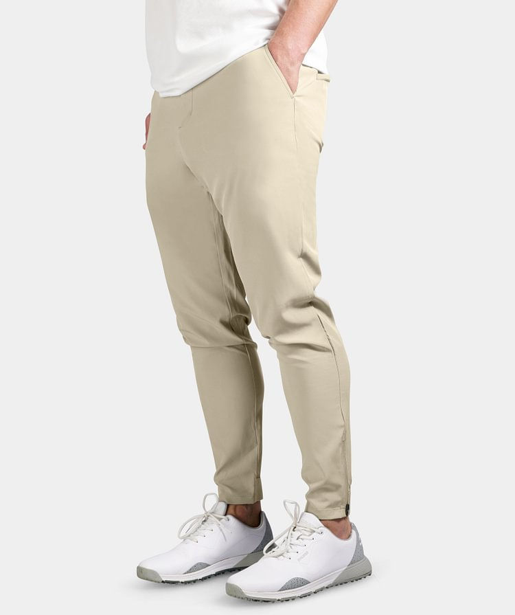 Miniatura: Tight-fitting Pocket Zipper Business Casual Daily Slim Trousers