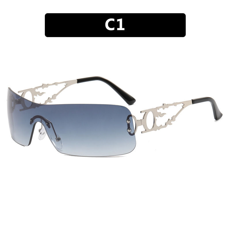 Miniatura: New Personality Trendy Sunglasses Conjoined Sunglasses Ladies
