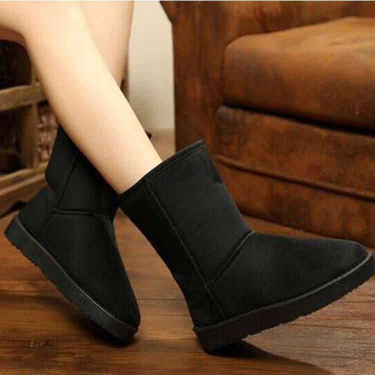 Miniatura: Winter New Women's Snow Boots Fashionable Warm Casual Mid-calf Boots