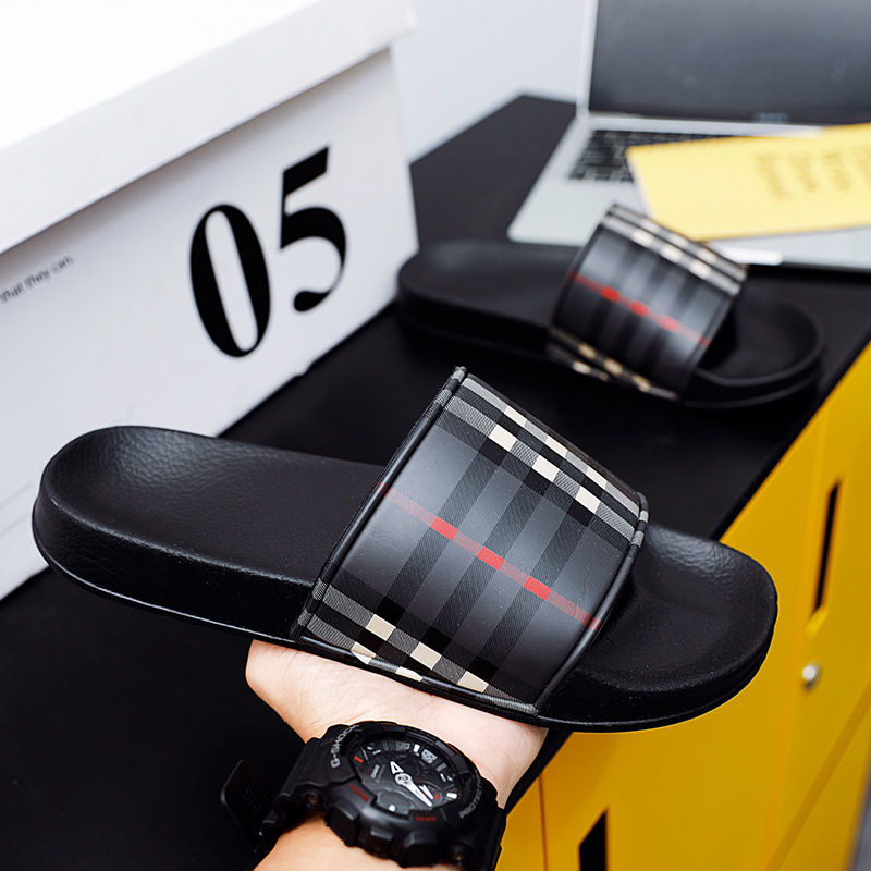 Miniatura: New Slippers Men's Summer Wear Personality Trend Men's One-word Casua