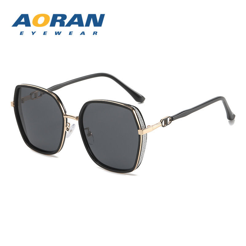 Miniatura: Sunglasses Women's Summer Sunscreen Anti-ultraviolet  New Trendy Big Face 