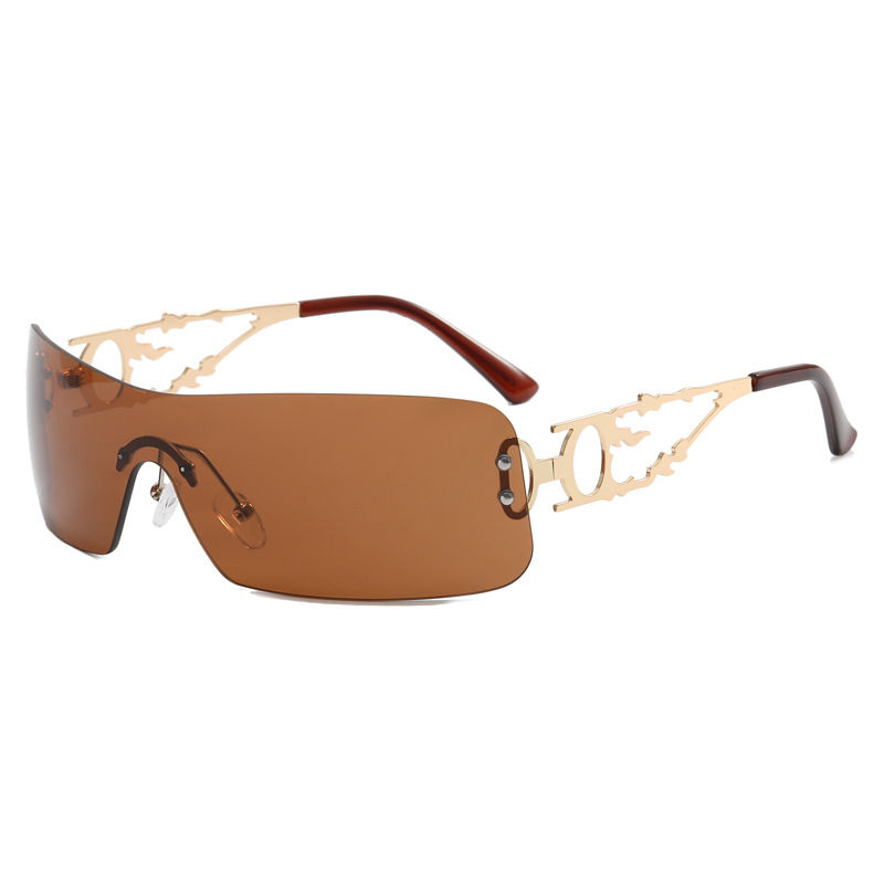 Miniatura: New Personality Trendy Sunglasses Conjoined Sunglasses Ladies