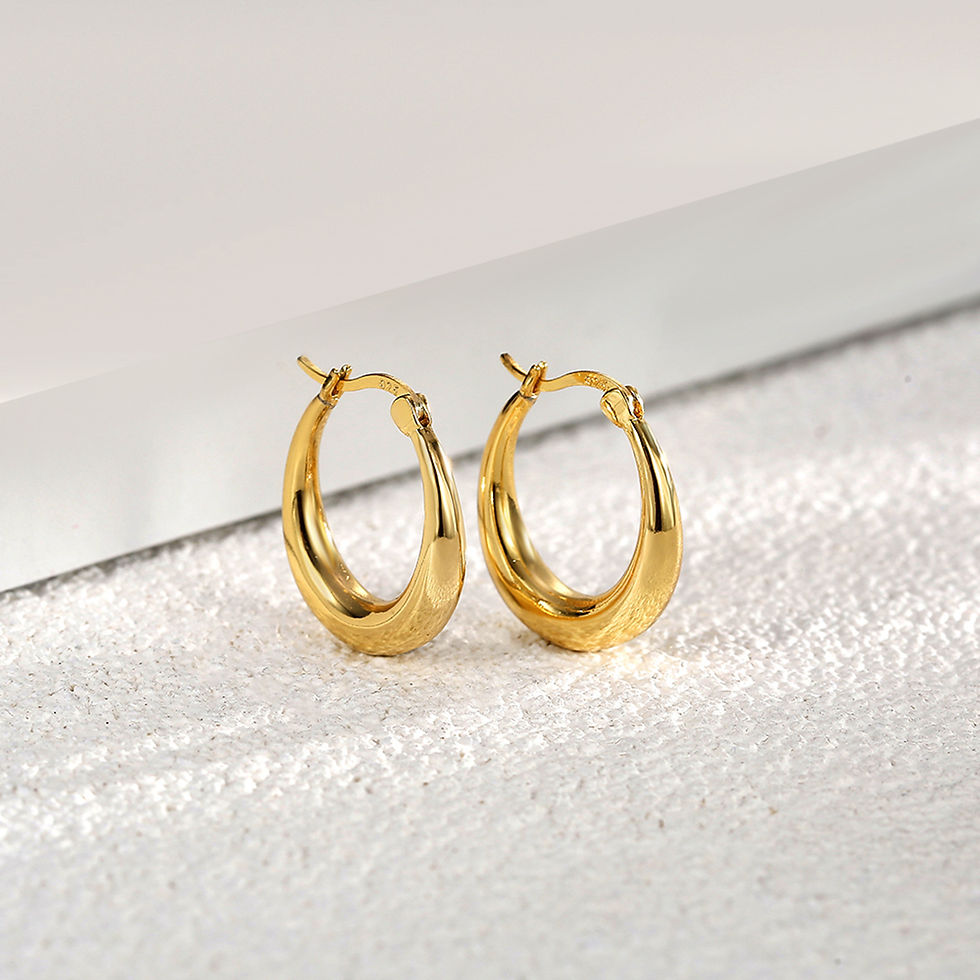 Miniatura: Earrings High Sense Earrings Female Geometric Accessories Cold Wind Earrings Fe