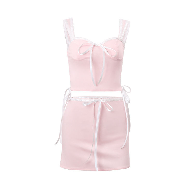 Miniatura: Cross-border Amazon 2023 Summer New Women's Sexy Navel Lace-up Vest Fashio