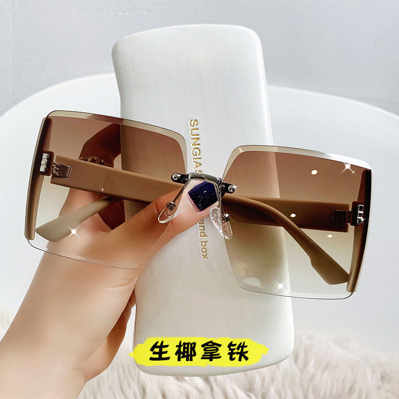 Miniatura: New High-end Sunglasses  Driving Dedicated Big Face Slimming