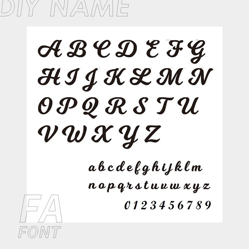 Miniatura: New Zircon Stainless Steel Earrings High-end Niche Diy English Letter Earrings