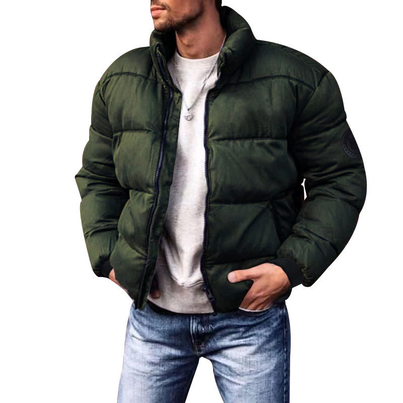 Miniatura: 2023 Cross-border Men's Winter Cotton-padded Clothes, Winter Coats, Stand-