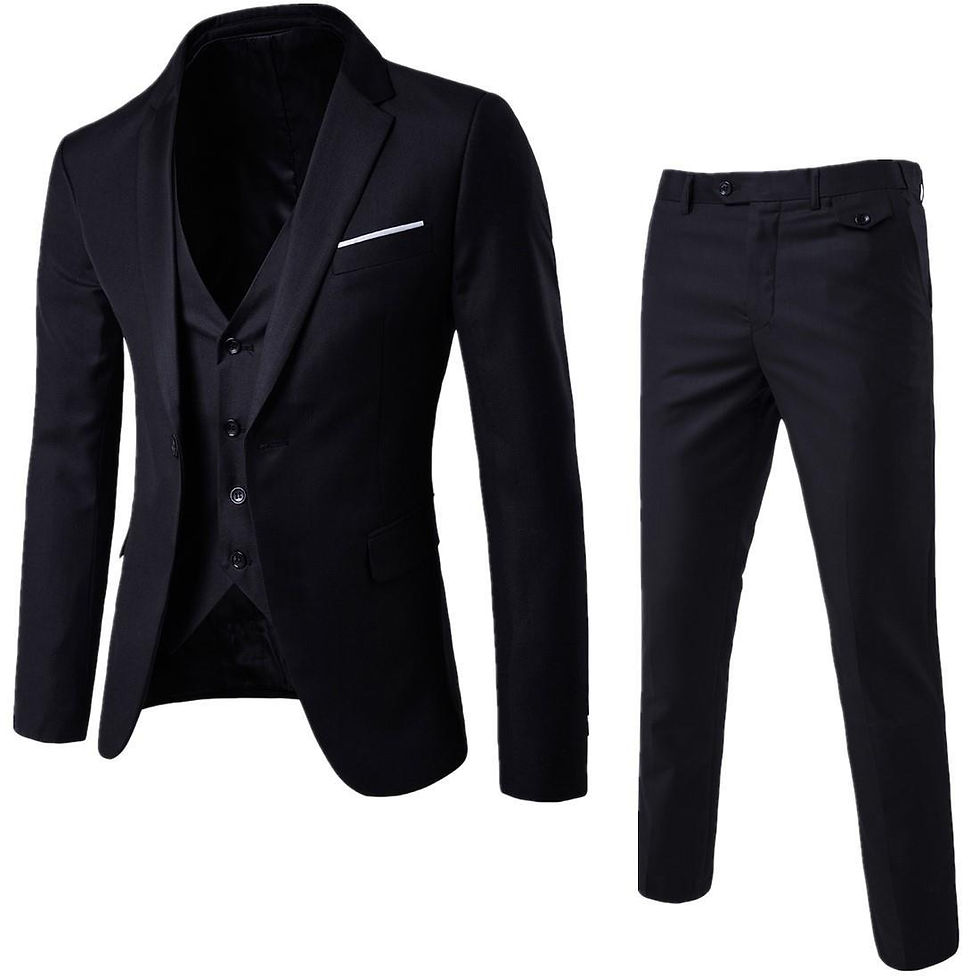 Miniatura: 2023 Foreign Trade Four Seasons Men's Business Casual Suit Three-piece Gro