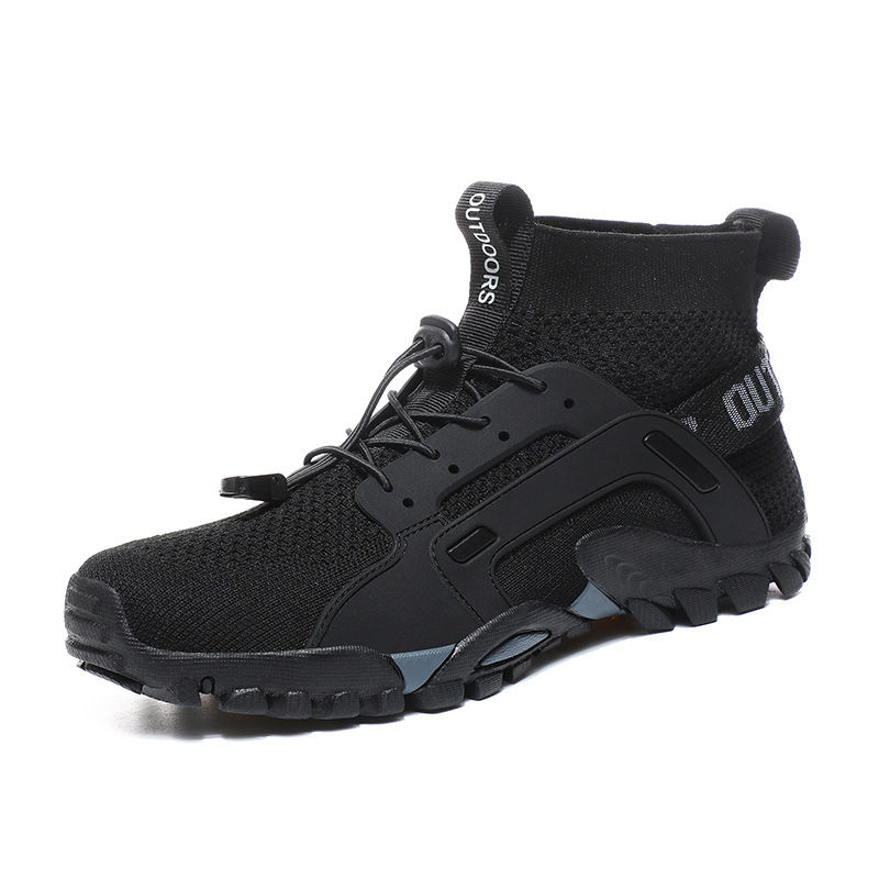 Miniatura: Men's Outdoor Mountaineering Running Shoes Flying Woven Mesh Quick-drying 