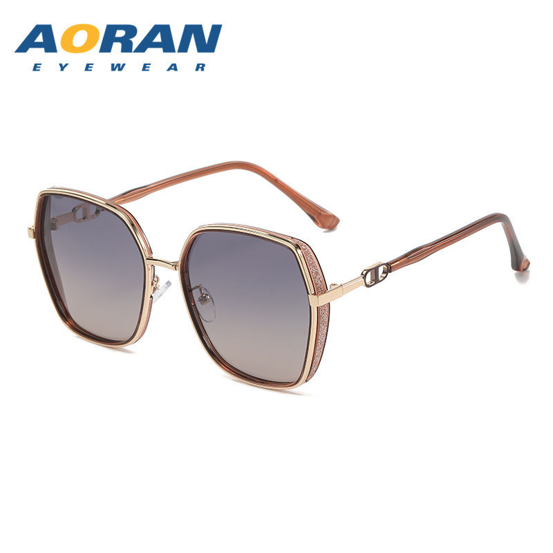 Miniatura: Sunglasses Women's Summer Sunscreen Anti-ultraviolet  New Trendy Big Face 