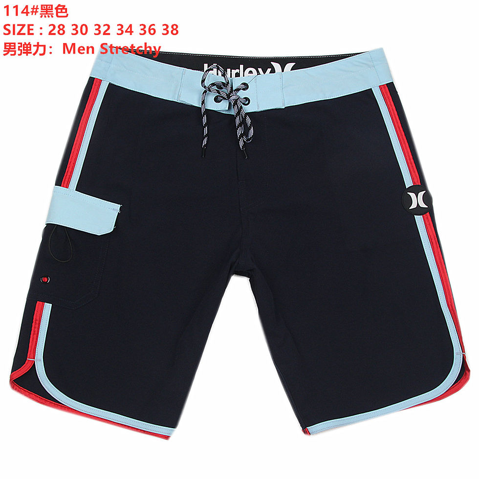Miniatura: 2023 Summer New Waterproof Four-sided Elastic Surfing Shorts Casual Sports Quic