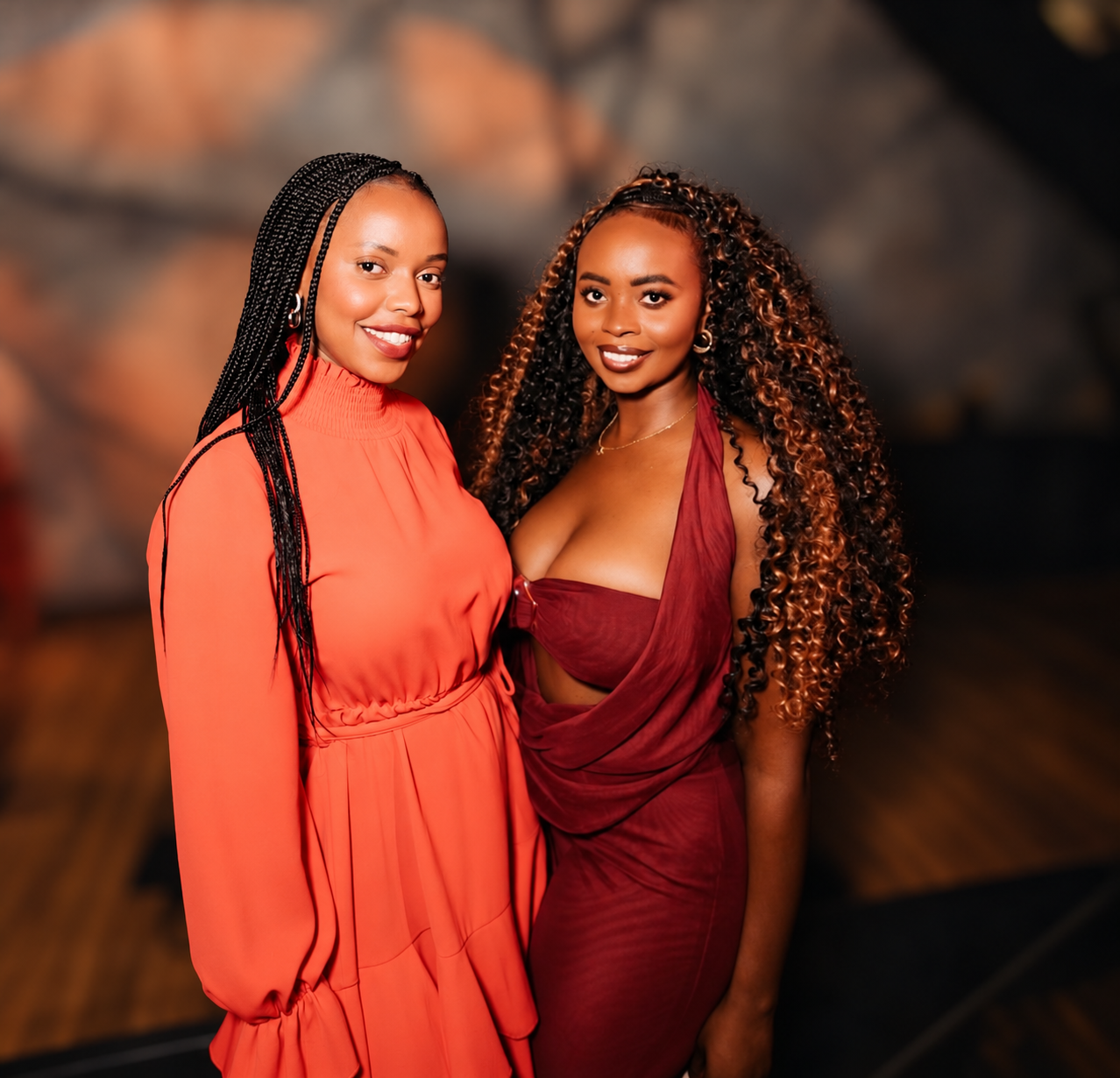 Grace and Hadassah, founders of The Social Vine, smiling together