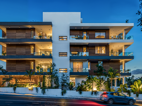 Residential Apartment Building 3D Exterior